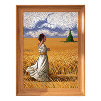 Modern Minimalist Wall-Mounted Picture Frame for Calligraphy and Paintings, Various Sizes