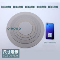 Round Cardboard Thick Paperboard for Art Painting Acrylic Marker Clay Mat Handmade Circular Paperboard