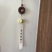 Vintage Chinese Style Wooden Wind Chime for Home and Garden Decor