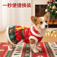 Pet Dog Christmas Reindeer Snowflake Warm Vest for Small to Medium Dogs