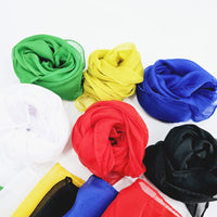 Magician's Chiffon Silk Scarf for Stage Magic Tricks and Performances