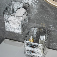 Wall-Mounted Disposable Face Towel Dispenser with Toothbrush Holder for Bathroom