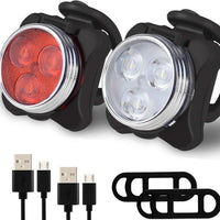COB USB Rechargeable Bicycle Tail Light for Mountain Bikes, Outdoor Cycling Warning Lamp