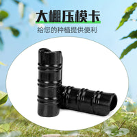 Greenhouse Film Row Cover Clips for Hoops and Frames, Heavy-Duty Plastic Alloy Clamps for Garden Netting and Shade Cloth