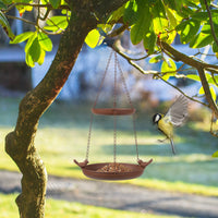 Hanging Bird Bath Feeder for Garden Patio Decoration