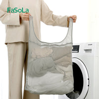 Laundry Bag Set for Delicates and Travel, Anti-Tangle Washing Machine Mesh Bags with Storage Basket