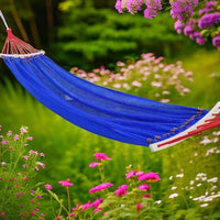 Breathable Ice Silk Hammock for Camping and Outdoor Use, Single/Double, Anti-Roll, High Load-Bearing