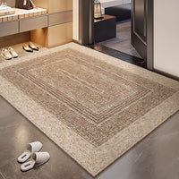 Korean Japanese Style Belgian Velvet Entrance Mat Non-Slip Outdoor High-End Doormat for Hallway Balcony