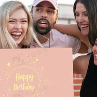 Birthday Theme Surprise Paper Party Greeting Card Gift