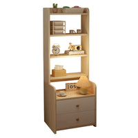 Nightstand Storage Cabinet for Bedroom, Small Multi-layer Simple Storage Rack for Rental Room