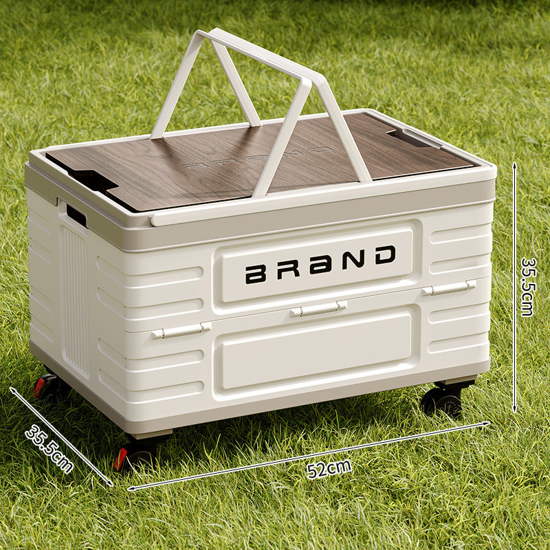 Outdoor Camping Storage Box Car Trunk Organizer Large Capacity Portable Field Equipment Camping Storage Container