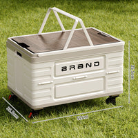 Outdoor Camping Storage Box Car Trunk Organizer Large Capacity Portable Field Equipment Camping Storage Container