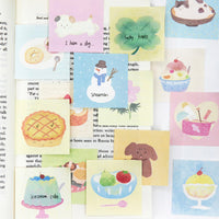 Twilight Non-Adhesive Material Book, Teatime Roaming Series, Creative Pattern Journaling Paper