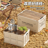 Outdoor Foldable Camping Storage Box Car Trunk Picnic Travel Organizer Container