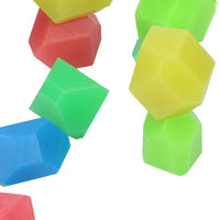 Luminous Stackable Pebbles for Aquariums & Gardens - Glow-in-the-Dark Decorative Stones