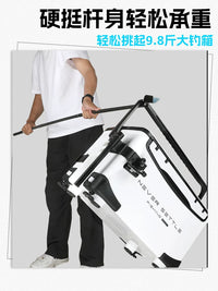 Mini Carbon Fiber Fishing Rod Holder Stand Lightweight Portable