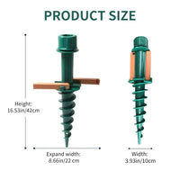 Outdoor Foldable Beach Umbrella Ground Spike Base