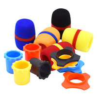 Microphone Windscreen Foam Cover and Anti-Roll Protection Set for KTV