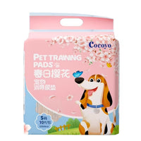 Cocoyo Cherry Blossom Pet Training Pads for Dogs & Cats, Thickened, Odor-Absorbing, Super Absorbent