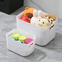 Thickened Lidded Storage Box for Snacks, Clothes, and Sundries - French Style Organizer