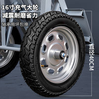 Heavy-Duty Two-Wheel Hand Truck Dolly with Large Wheels for Cargo Moving and Hauling