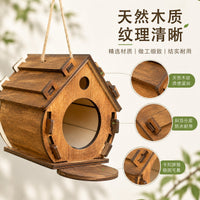 Outdoor Wooden Bird Breeding Nest Box for Pigeons and Parrots