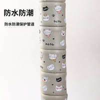Decorative Pipe Cover for Air Conditioner, Gas, and Water Pipes - Sound Insulation and Aesthetic Enhancement
