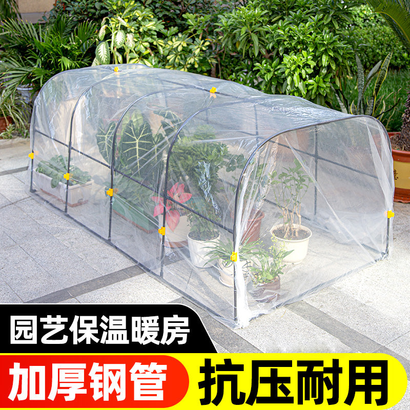 Mini Greenhouse for Plants, Flowers, and Succulents - Outdoor Winter Warmth, Sunshade, and Rain Protection