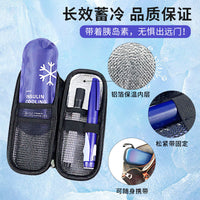 Portable Insulin Cooler Bag with Reusable Ice Packs for Travel