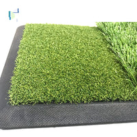 Golf Hitting Mat Swing Practice Batting Pad Rubber Non-slip Grass Mat Indoor Outdoor Portable Storage