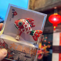 Huizhou Fish Lantern Resin Fridge Magnet - Huangshan Intangible Cultural Heritage Souvenir