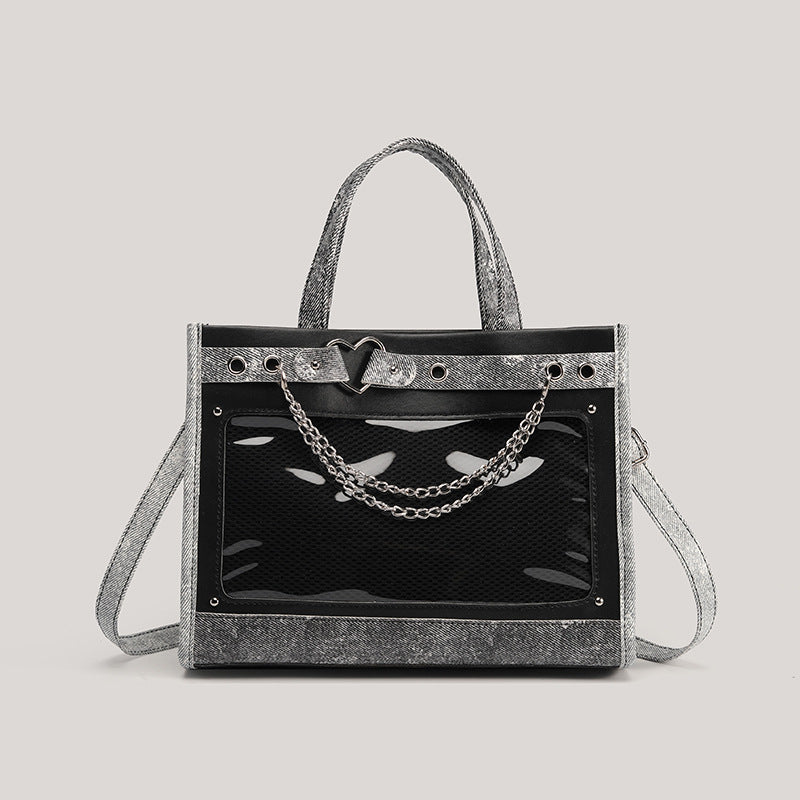 Large Capacity Tote Bag for Women, Fashionable Crossbody Shoulder Bag