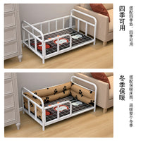 Elevated Pet Bed with Optional Mattress for Small to Large Dogs and Cats, All Seasons