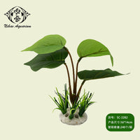 Artificial Aquarium Plant Decorations for Fish Tank Landscaping