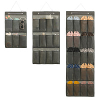 Over-the-Door Hanging Storage Bag with Multiple Pockets for Shoes, Socks, and Sundries