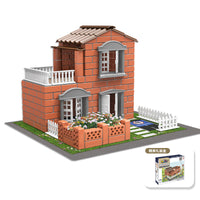 Miniature DIY Masonry House Building Kit for Kids, Educational Construction Toy