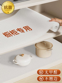 Food-Grade Drawer Liner Cabinet Mat - Waterproof, Moisture-Proof, Anti-Mold, Non-Slip Shelf Liner for Kitchen, Wardrobe, Shoe Cabinet