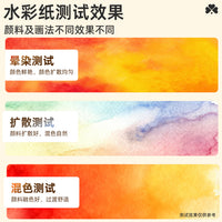 Zhaixiaoxian 16K Watercolor Paper for Art Students, Thick Rough Texture, 4K Beginner Pigment Painting Paper