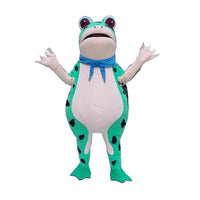 Inflatable Frog Mascot Costume for Kids and Adults - Red Toad Design