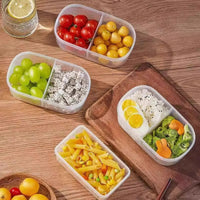 Portable Fruit Container with Lid for Kids and Students, Food-Grade Refrigerator Storage Box