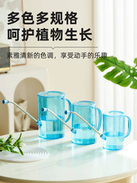 Long Spout Watering Can with Scale, 1.5L Large Capacity for Indoor Outdoor Plants