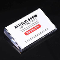 Acrylic Magnetic Slanted Price Tag Holder Display Stand