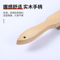 Wooden Handle Stainless Steel Wire Brush for Rust Removal and Polishing