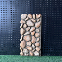 Lightweight PU Faux Pebble Stone Wall Panels for Villa Exterior and Garden Landscaping