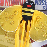 Kids' Bee and Butterfly Wing Costume Set for Christmas Stage Performance