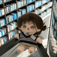 20cm Cotton Doll Clothes School Uniform Series Jacket Hoodie for Plush Dolls