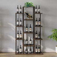 Modern Minimalist Floor-Standing Wine Cabinet Display Shelf for Home Living Room