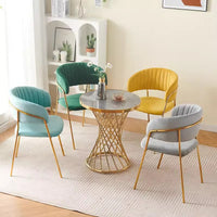 Minimalist Luxury Dining Chair and Table Set for Home, Restaurant, or Salon
