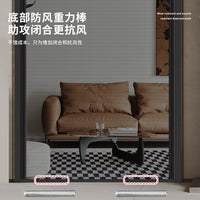 Magnetic Screen Door with Full Mesh Anti-Mosquito Net for Home