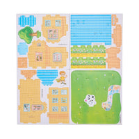 Kids' DIY 3D Paper Puzzle Building Blocks Creative Architectural Model Educational Toy